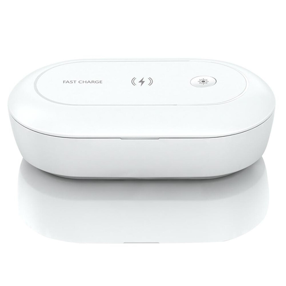 Uv Sterilizer Wireless Charger Portable Multi-Function Aromatherapy Disinfection Box For Mask Jewelry Phone Light 4852902586078
