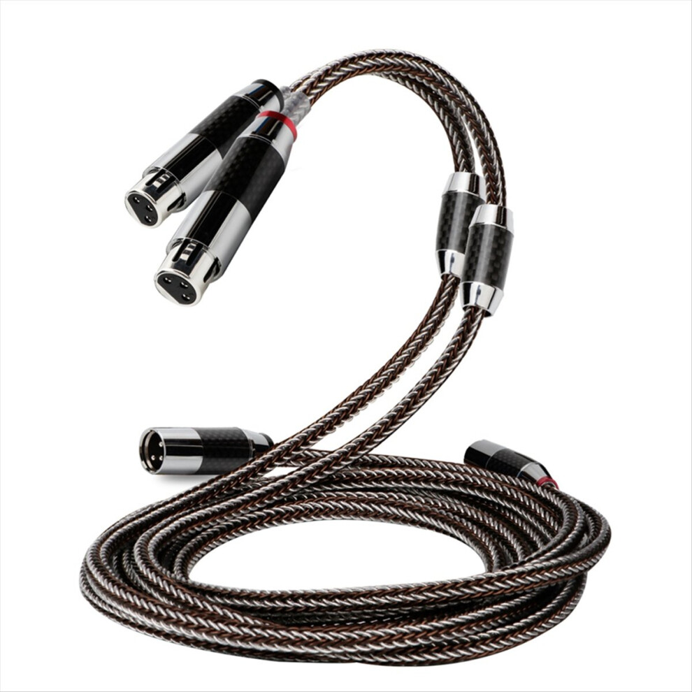 Hifi Audio Balanced Xlr Cable Male To Female Connectors Occ Mixed Plated Copper For Microphone Mixer Silver 4852902557894
