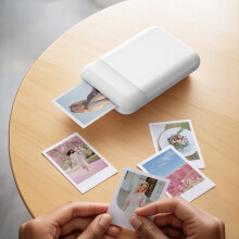 Mini-Fotodrucker im Taschenformat, 300 dpi, kabellos, Bluetooth, tragbar, für Zuhause, tintenfrei, für mobile Apps