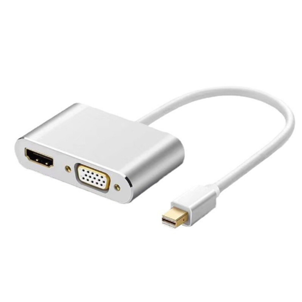 Dp To -Compatible 4K Vga Hd Adapter Two-In-One Multi-Function Docking Station Converter 4852902585149