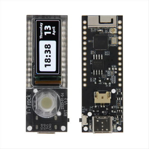 T-Track ESP32-S3 AMOLED Trackball Development Board ESP32-S3R8 WiFi Bluetooth 1.1inch Display Module for 2
