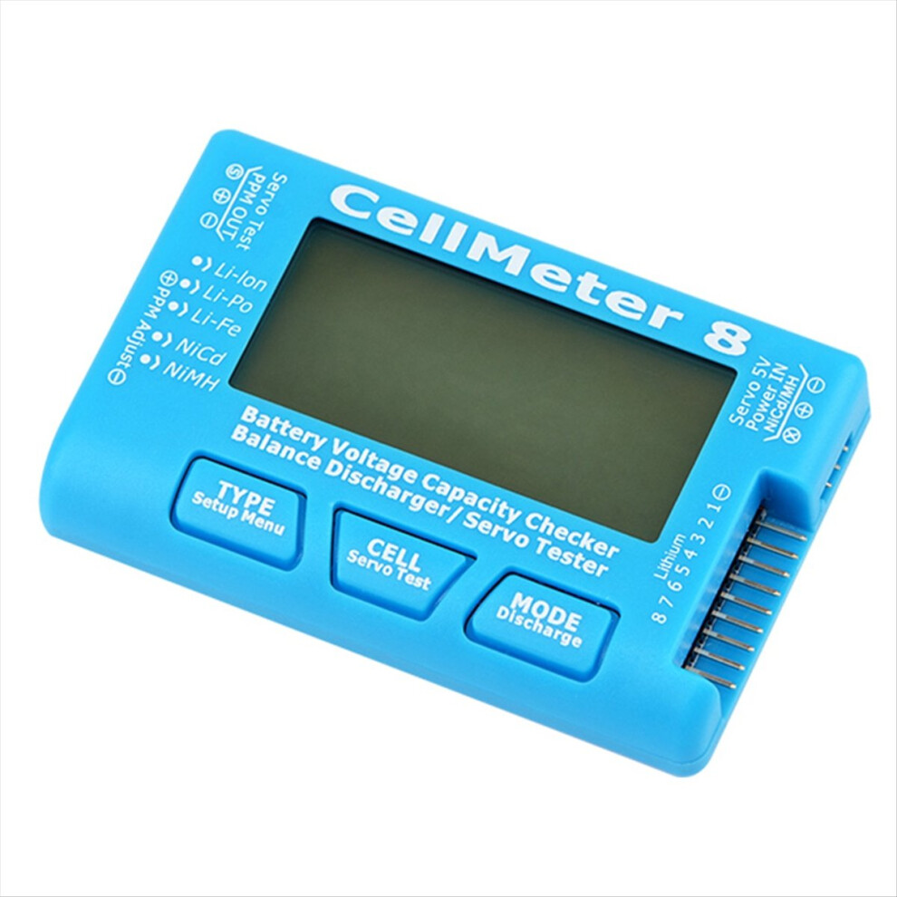 Rc Cellmeter-8 2-8S Battery Capacity Voltage Test Meter For Lipo Life Li-Ion Nimh Nicd Cell 4852902561730