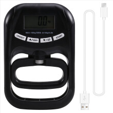 EH121 Digitales Handdynamometer (180 kg) – Griffkrafttrainer für Zuhause und Schule (Schwarz)