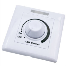 86 Typ Wandleuchten-LED-Dimmerschalter mit Drehknopf, einstellbarer Helligkeitsregler