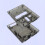 Transparent Shell Replacement Case Substitute Accessories for SNES Console Super Black 5