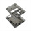 Transparent Shell Replacement Case Substitute Accessories for SNES Console Super Black 2
