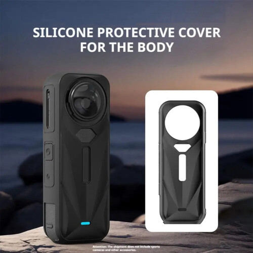 For X5 Panoramic Action Camera Protective Case Silicone Shockproof Cover for 1
