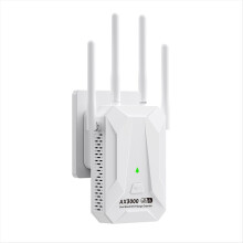 WiFi6 3000Mbps Wireless Repeater Dual Band 2.4Ghz 5GHz WiFi Extender 6 Amplifier Signal Expansion Booster EU Plug