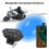 Motorcycle Headset Wireless Bluetooth Hands-Free Phone Call Intercom Music Player 7