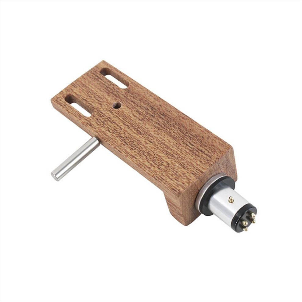 Universal Record Player Headshell Wood Turntable Replacement With Lead Wires For Most Phonographs 4852710093744