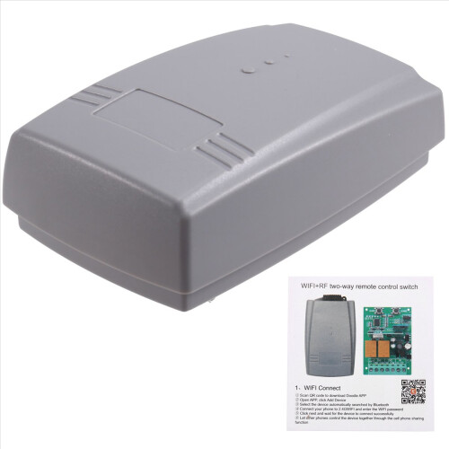 Tuya WLAN-Garagentoröffner 2-Kanal 433 MHz Universal Fester Rolling-Code Multi-Controller-Schalter 1