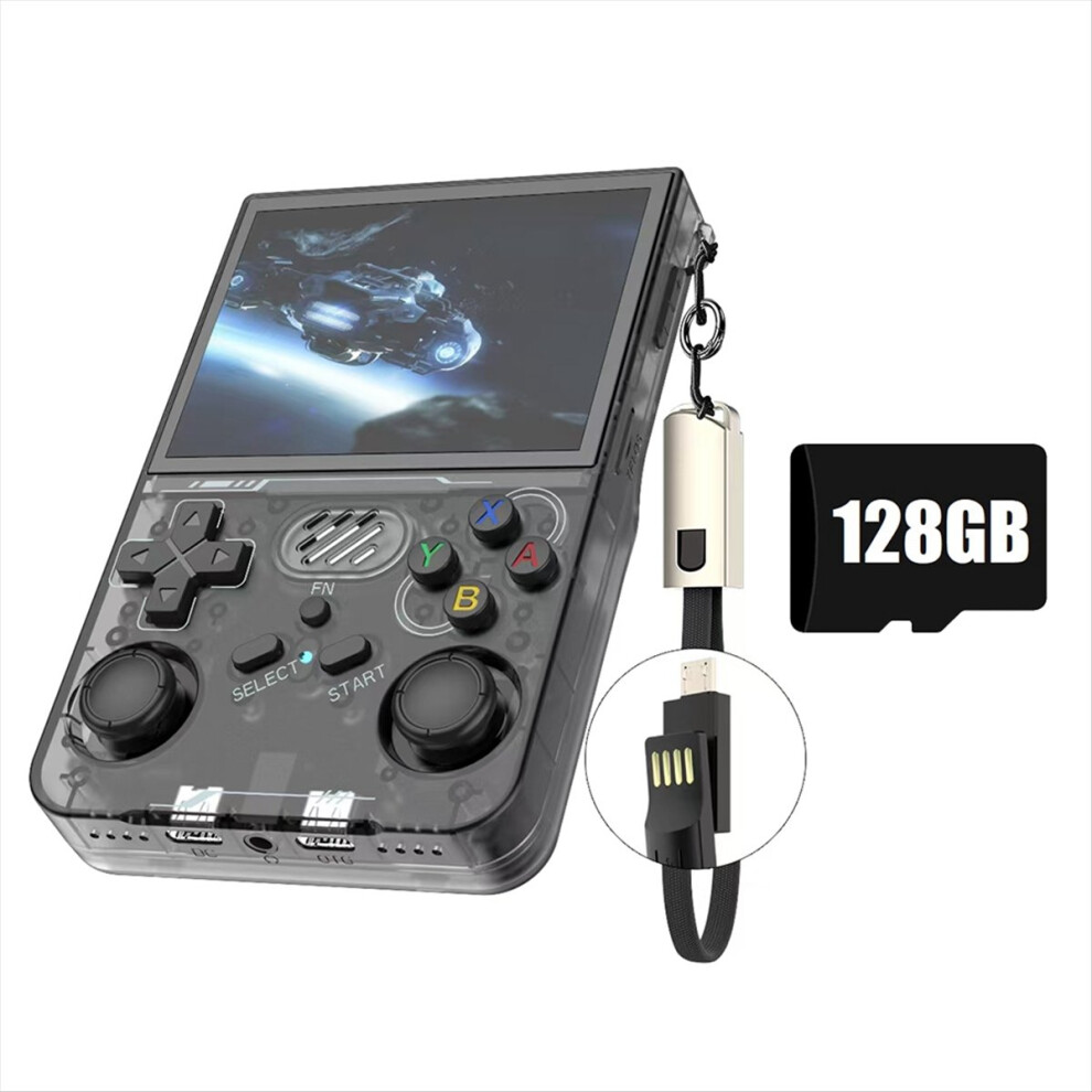 R36xx Retro Handheld Game Console 128G 30000+Games Wifi Linux Portable Pocket Video Player 3.5 Inch For Kid Gift B 4852902504966
