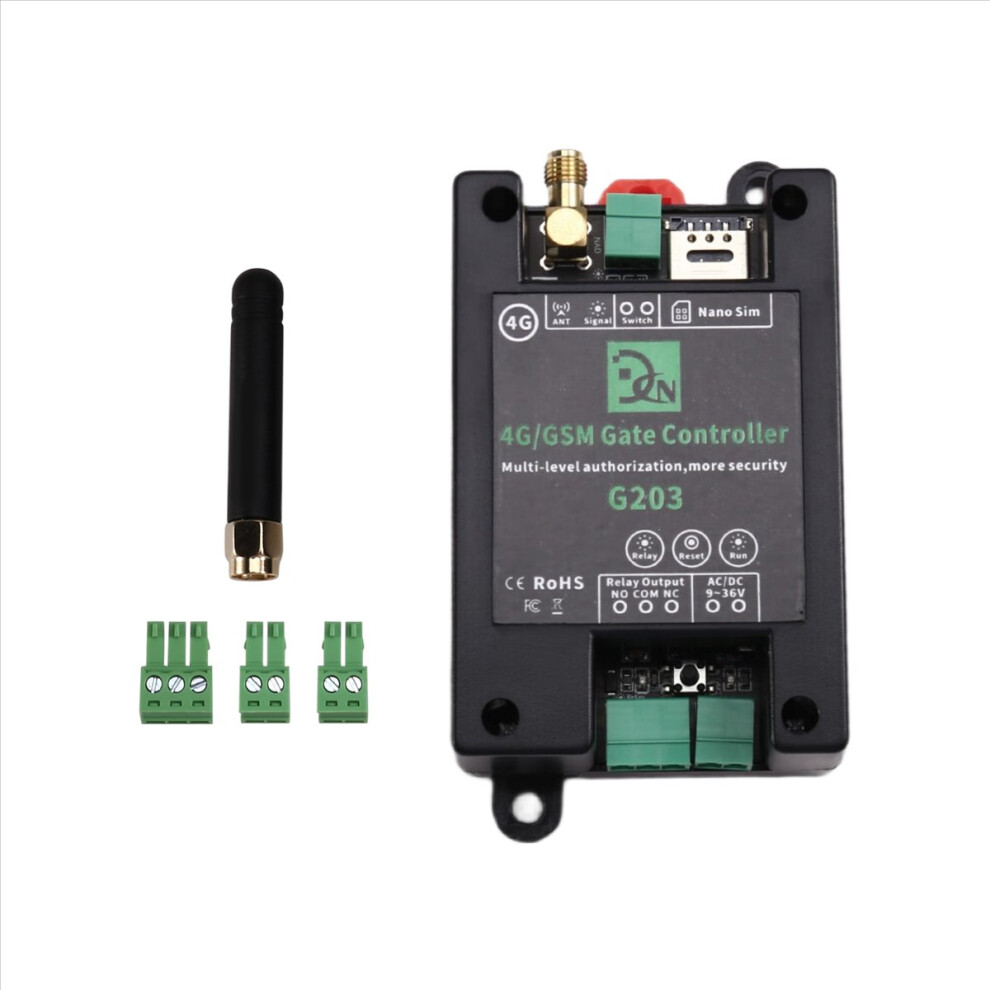 Gsm Remote Control Relay Switch G203 2G Mobile Phone Operated Door & Gate Controller 4852902508155