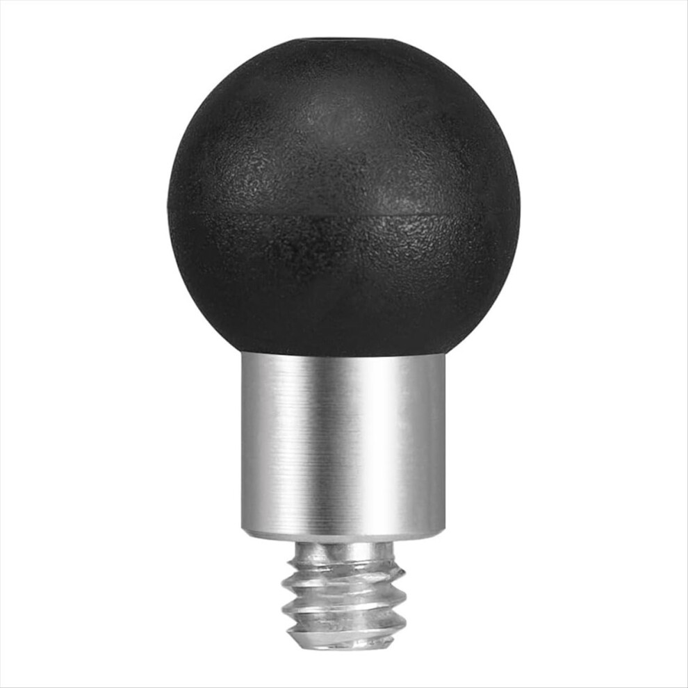 Aluminum 17Mm Ball Head Adapter With 1/4 Inch Thread, Socket Arm, Tpu For Bike Motorcycle Phone Holder 4852902508780