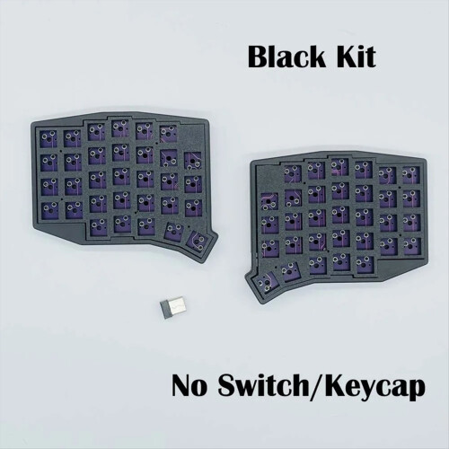 Split Wireless Keyboard Hot Swap 2.4g Single Mode Vial Programming Custom Office Mechanical 2