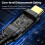 16K Type C Cable USB4 80Gbps PD240W for 5/4/3 Full-Featured Fast Charging USB to Data Transfer 7