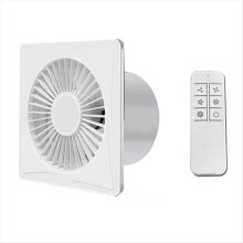 6Inch Adjustable Speed Frequency Conversion Ventilator Fan Exhaust with Remote Control for Bathroom Room Kitchen