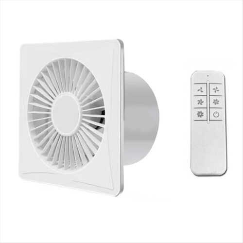 6Inch Adjustable Speed Frequency Conversion Ventilator Fan Exhaust with Remote Control for Bathroom Room Kitchen