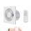 6Inch Adjustable Speed Frequency Conversion Ventilator Fan Exhaust with Remote Control for Bathroom Room Kitchen 4