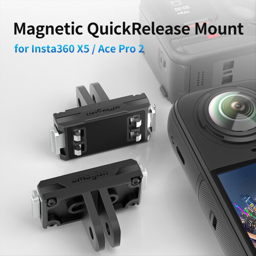 ABS Plastic Magnetic Quick Release Base for X5 Adapter Mount Sports Camera Holder Bracket Accessories 2