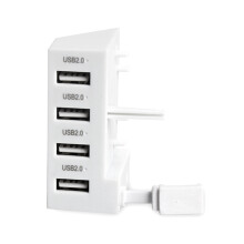 4-Port-USB-2.0-Adapter-Hub-Splitter-Erweiterung für Spielekonsolen-Anschlusszubehör