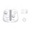 /2 Joypad Hall Joystick Console NS OLED Gamepad M6 HD Gemini 2 Controller White 10