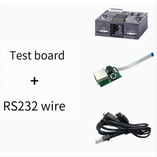 Barcode-1D-Scanmodul mit Rotlichtkopf und integrierter RS232-Schnittstelle 1