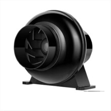 Inline-Rohrventilator (4 Zoll) mit Rauchabzug, variabler Drehzahlregelung und EU-Stecker für Pilzzuchtzelte