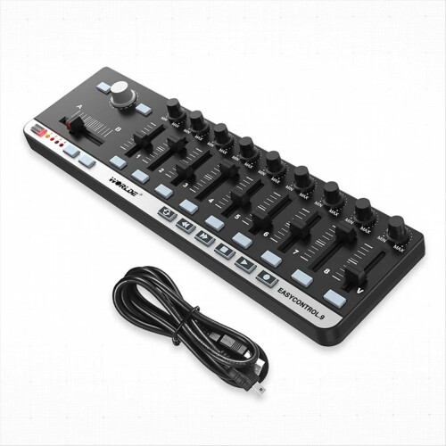 EASYCONTROL.9 MIDI Controller Portable USB Control with 4 Memory , 6 Transport Buttons & Plug-N-Play Kit
