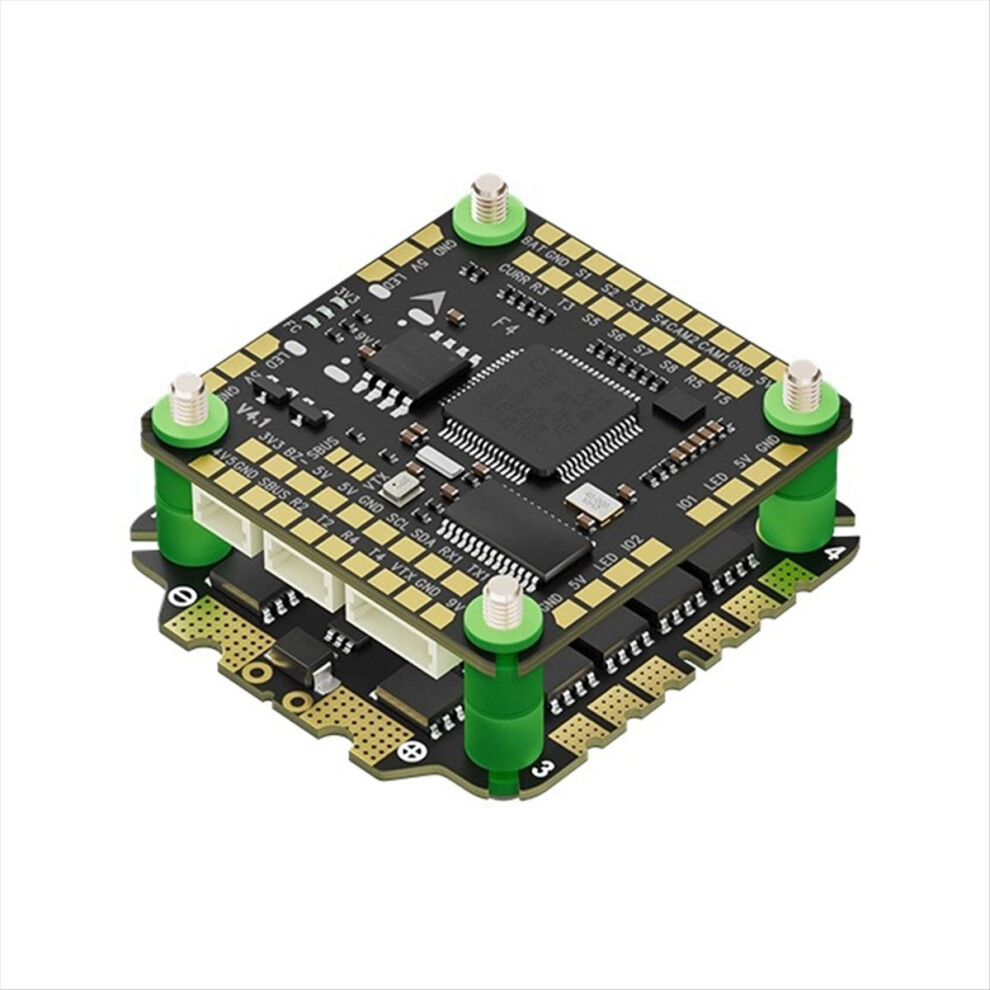 F455s V4 Fc&Esc Fpv Stack F405 Flight Controller 55A 4In1 Esc 30X30mm For Rc Racing Drone Black Exogio