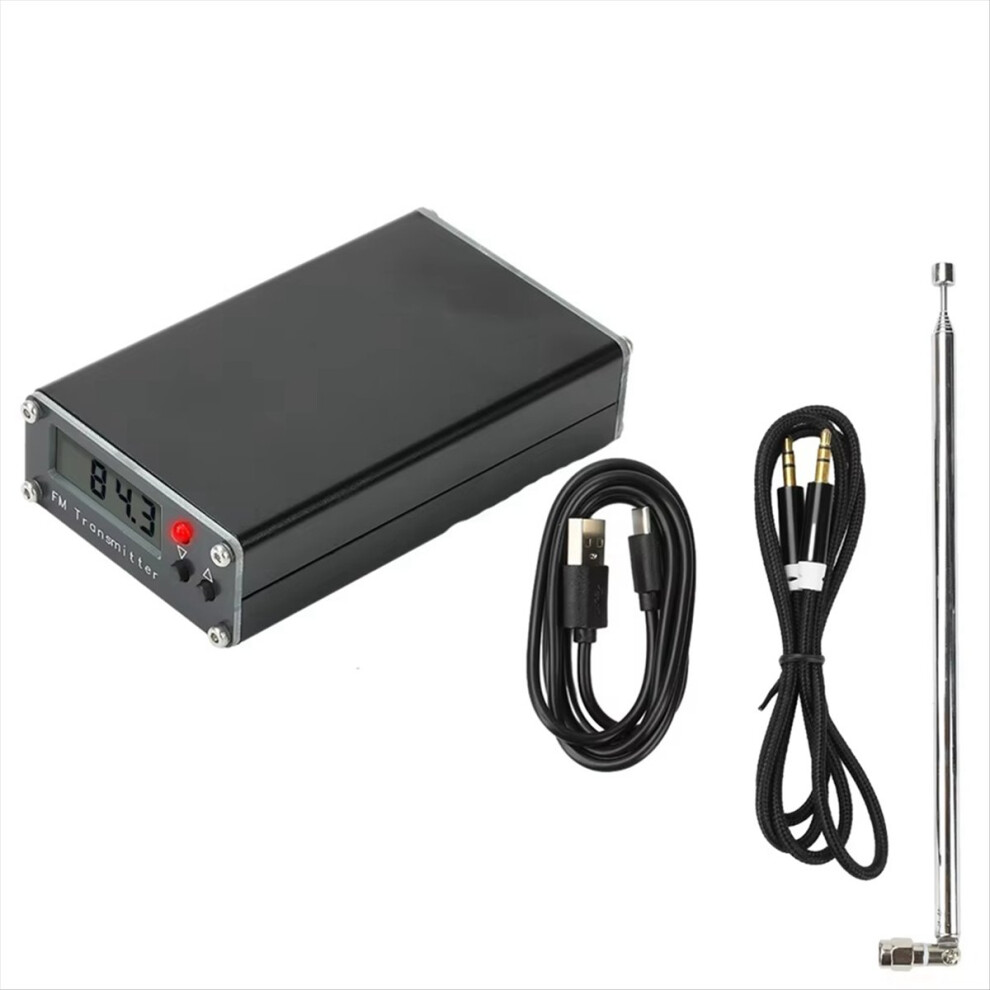 2000M 0.5W Fm Transmitter 76-108Mhz Lcd Digital Display Stereo Churches Car Radio Broadcast Campus Statio 4852710087415