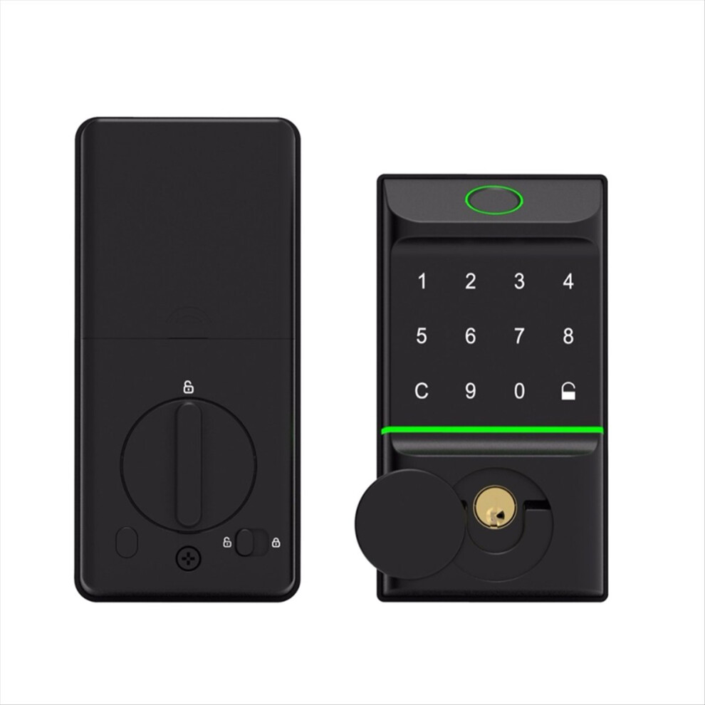 Tuya Smart Door Lock Fingerprint Password Ic Card Key App Remote Eletronico Digital Unlock 4852710007406