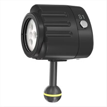 40 Meter wasserdichte LED-Tauchleuchte mit 1000 Lumen für Outdoor-Fotografie, geeignet für diverse Action-Kameras und Smartphones