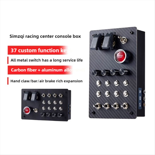 Horizontal Button Box SIM Racing Control Simulator Multi-Function for Simagic Fanatec Vertical 1