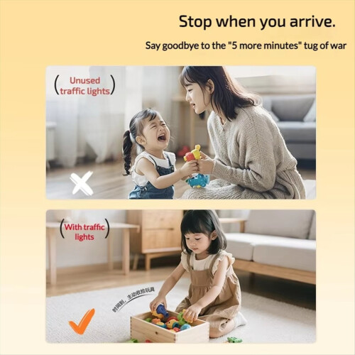 Traffic Light Timer Kids Educational Study Management Tool Double Modes Count Down for Classroom School B 1