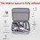 For 4 Mini Storage Bag Combo Handheld Stabilizer for RS4 Carrying Case Accessory Shoulder 5
