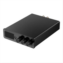 Leistungsverstärker 2xTPA3116D2 Bluetooth 5.3 Klasse D 2.0 Audio 100Wx2 Mikrofon USB-Eingang mit Fernbedienung EU-Stecker