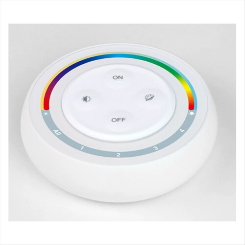 S2W+ 4-Zone 2.4GHz Rainbow Remote Adjustable Saturation CCT/Brightness Switch RGBCCT for Series Bulb Light Controller 1