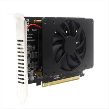 4-fach PCIe 4.0 x16-Switch auf M.2-Adapterkarte mit Kühlkörper, NVMe PCI-E Splitter x 32 Gbit/s
