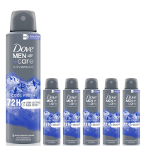 6 x 150ml Dove Cool Fresh Deodorant Body Spray
