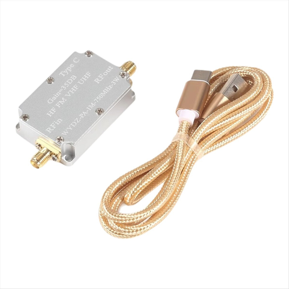 1-750Mhz 3W Broadband Power Amplifier Hf Fm Vhf Uhf Transmitter For Radio Shortwave Walkie-Talkies 4852710097650