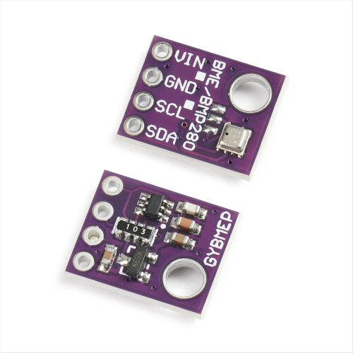 2PCS BME280 5V Sensor Module Atmospheric Pressure Temperature Humidity Sensors SPI Breakout -BME280 2
