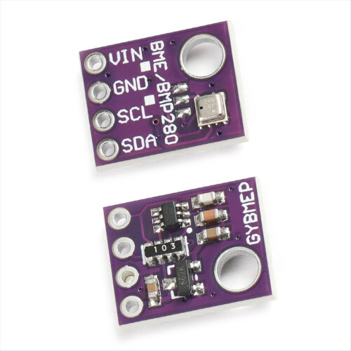 2PCS BME280 5V Sensor Module Atmospheric Pressure Temperature Humidity Sensors SPI Breakout -BME280 1