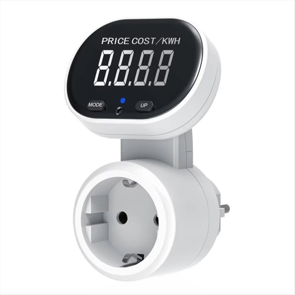 Lcd Digital Power Meter Wattmeter Socket Voltage Relay 3680W Electricity Consumption Voltmeter Energy Cost Eu 4852710092730