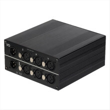 3-Wege-Passiv-Stereo-Audio-Umschalter XLR 3-Buchsen 1-Stecker 3 Eingänge 1 Ausgang oder Splitterbox