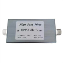 HPF-1,0 MHz 100 W Hochpassfilter zur Unterdrückung von Niederfrequenz- und Mittelwellen-N-Typ-Sicherungen