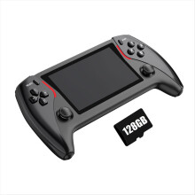 PROJECT X PRO Handheld-Videospielkonsole 128 GB + 20.000 Spiele 4,3-Zoll-Display 3D-Stereo-Sound-Unterstützung 20+ Simulatoren A