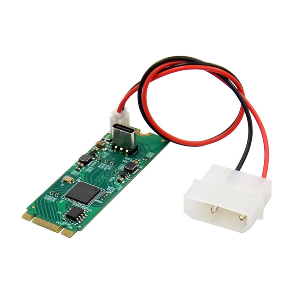 Photos - Cable (video, audio, USB) M.2 B+M ASM3142 USB3.1 10Gbps TYPE-C Industrial Control Expansion Card,M.2 Card