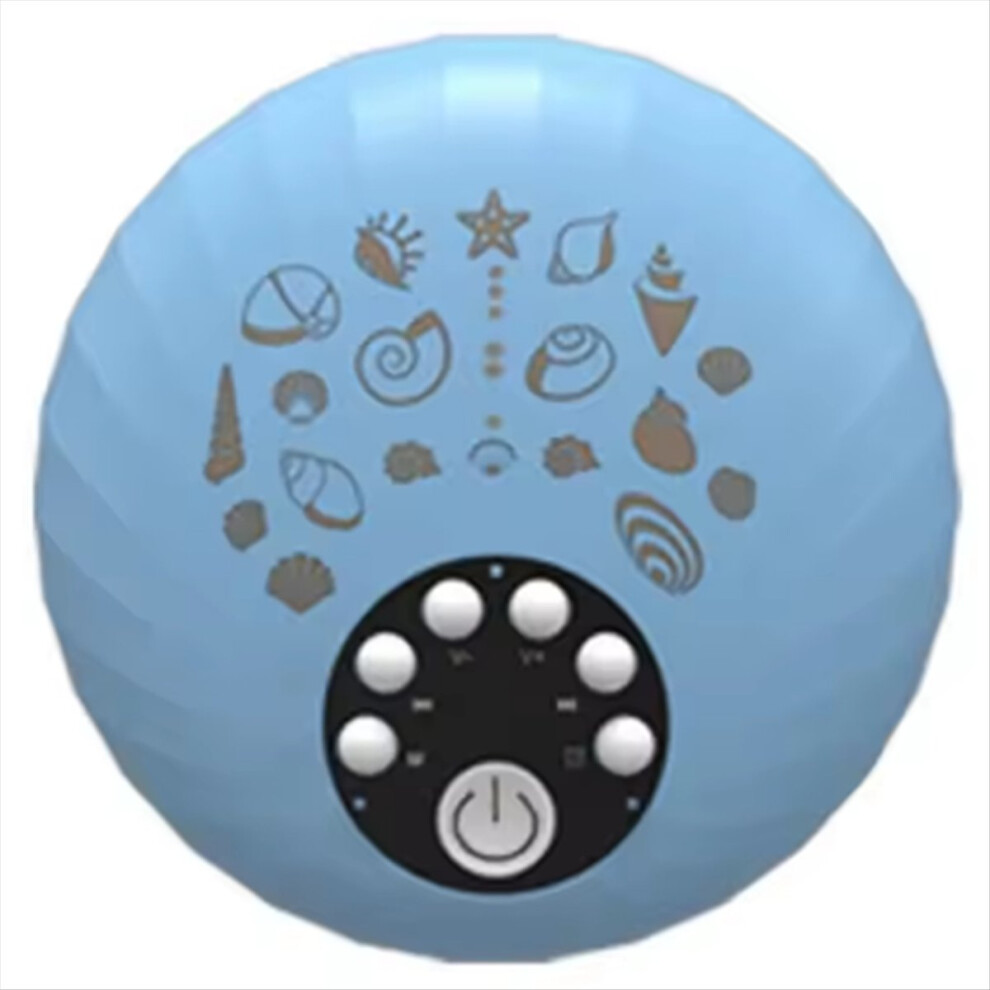 Practical Baby Noise Sleep Aid Includes Soothing Sounds And Adjustable Timer Small Infant For Easy Use White Exogio