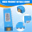 SMA Adjustable Attenuator Signal 0-90dB 2W DC-4G External Thread Inner Hole for Network Communication 6